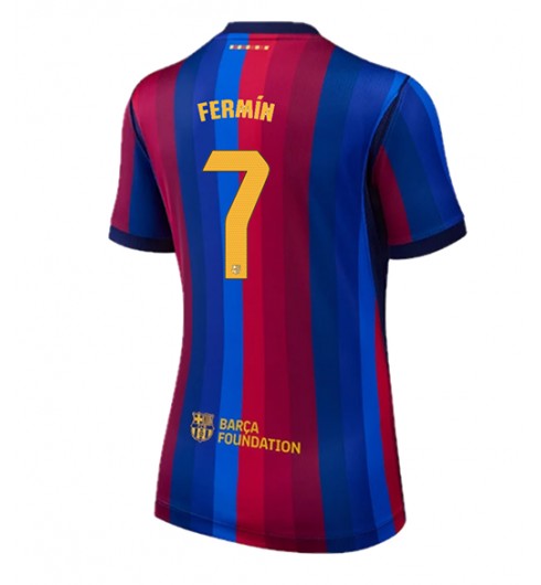 Barcelona Fermin Lopez #7 Hjemmedrakt Dame 2026-27 Korte ermer Barcelona Fermin Lopez #7 Hjemmedrakt Dame 2026-27 Korte ermer
